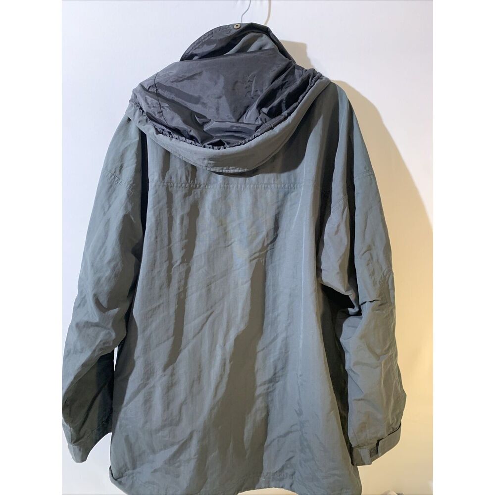 Timberland Waterproof Mens Grey Jacket Coat Size Medium Weathergear Raincoat - Picture 5 of 9
